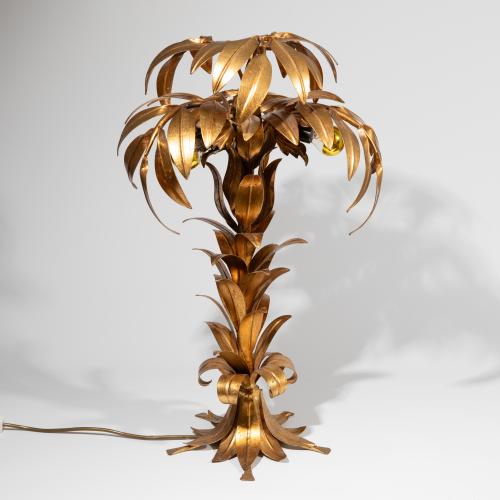 Table lamp in the shape of a palm tree