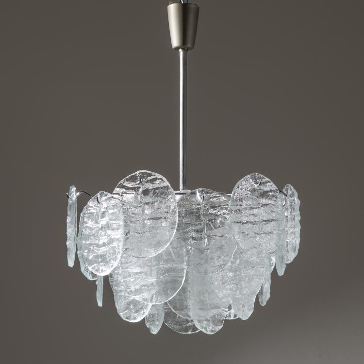 Hauptbild zu Objekt, Eisglas Pendelleuchte, K-16O 55