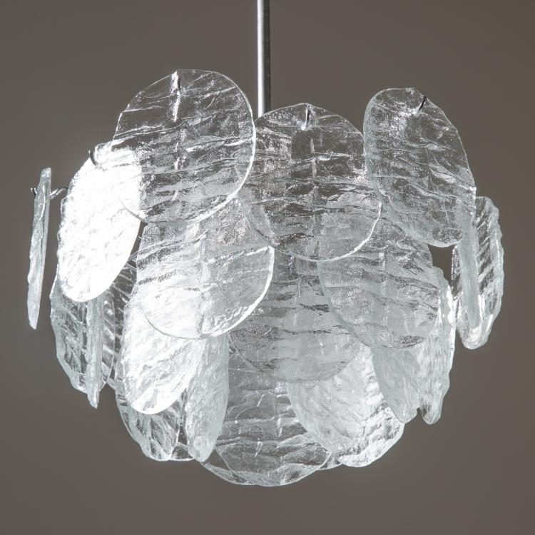 Bild 1 zu Objekt, Eisglas Pendelleuchte, K-16O 55