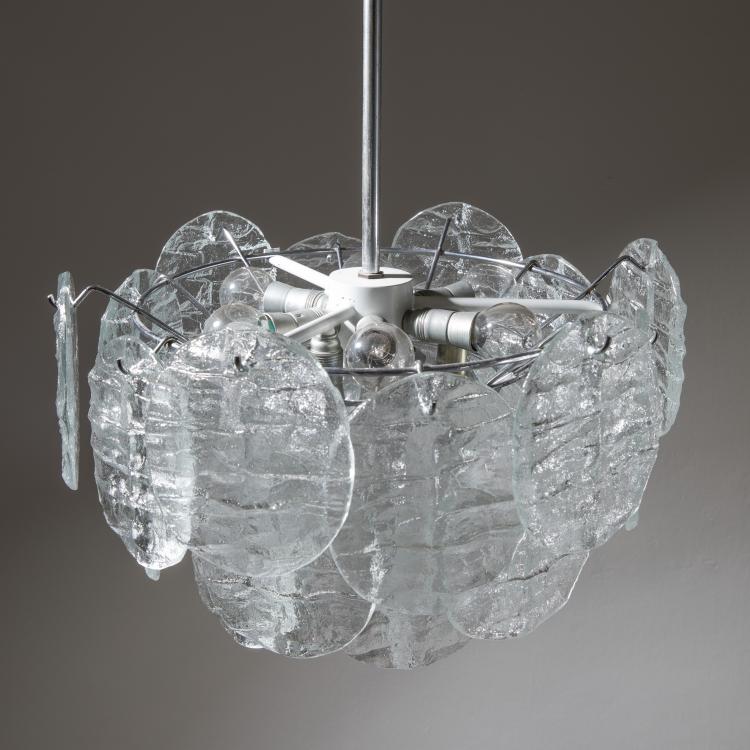 Bild 3 zu Objekt, Eisglas Pendelleuchte, K-16O 55