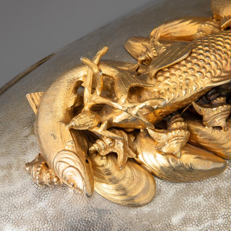 Bild 1 zu Objekt, Gro&szlig;e Servierschale mit Meeresfr&uuml;chten, Franco Lapini, K-16A 137