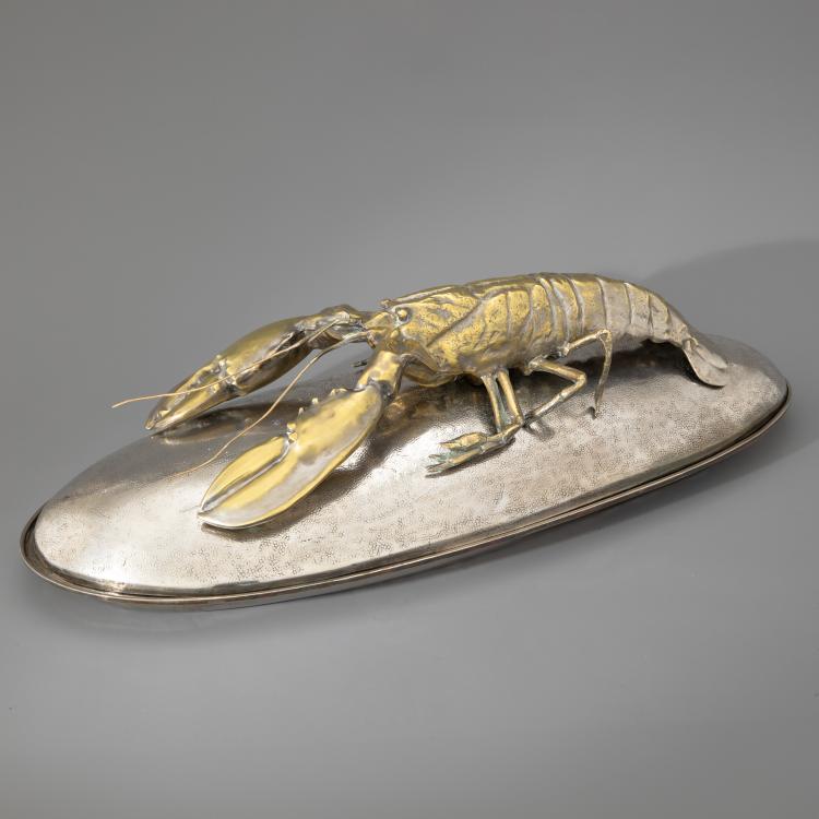 Hauptbild zu Objekt, Servierschale mit Hummer, Franco Lapini, K-16A 138
