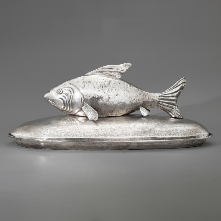 Bild 2 zu Objekt, Servierschale mit Fisch, Franco Lapini, K-16A 140