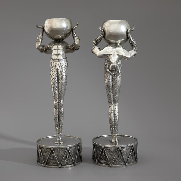 Bild 1 zu Objekt, 2 Kerzenst&auml;nder, K-16A 146