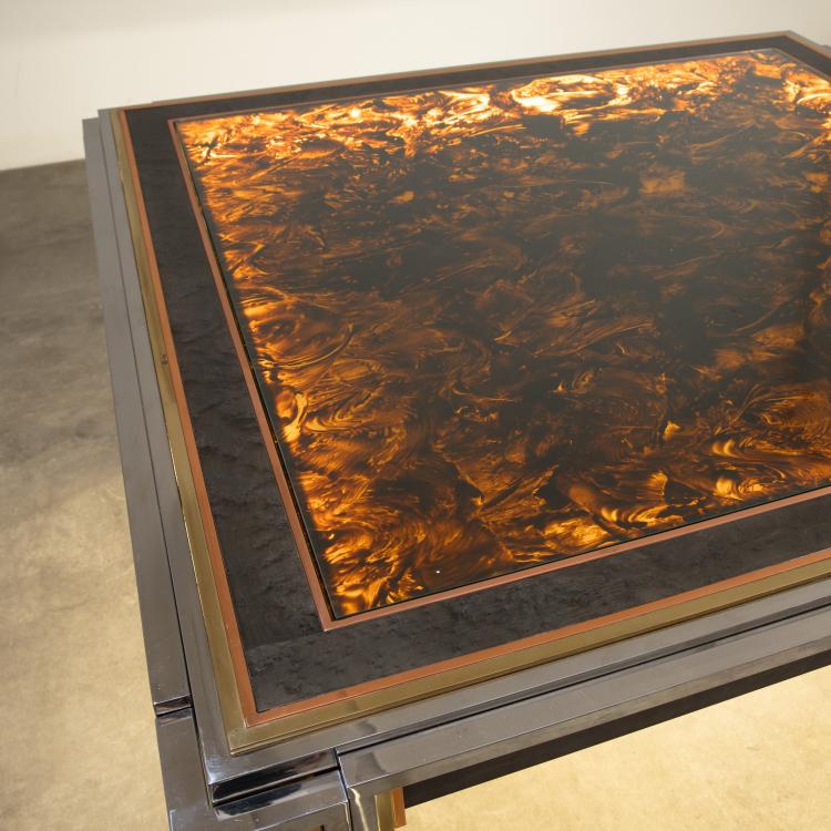 Bild 2 zu Objekt, Gro&szlig;er beleuchteter Esstisch / Spieltisch, Maison Jansen, K-16B 633