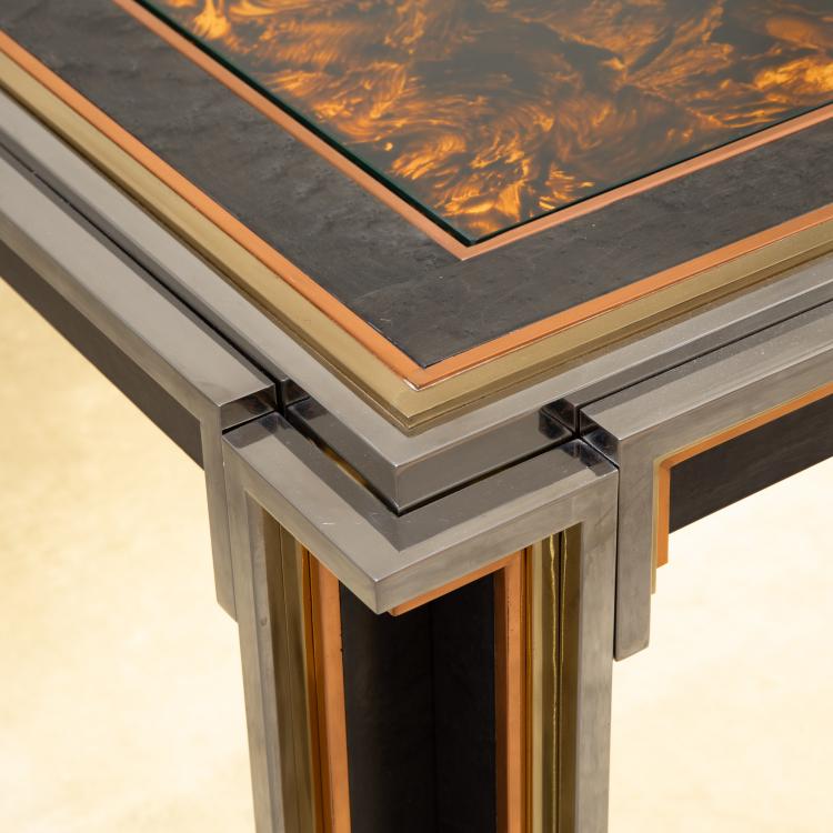 Bild 3 zu Objekt, Gro&szlig;er beleuchteter Esstisch / Spieltisch, Maison Jansen, K-16B 633