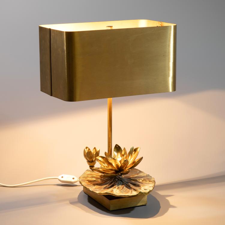 Hauptbild zu Objekt, Tischleuchte Modell Water Lily, Maison Charles, K-16A 75