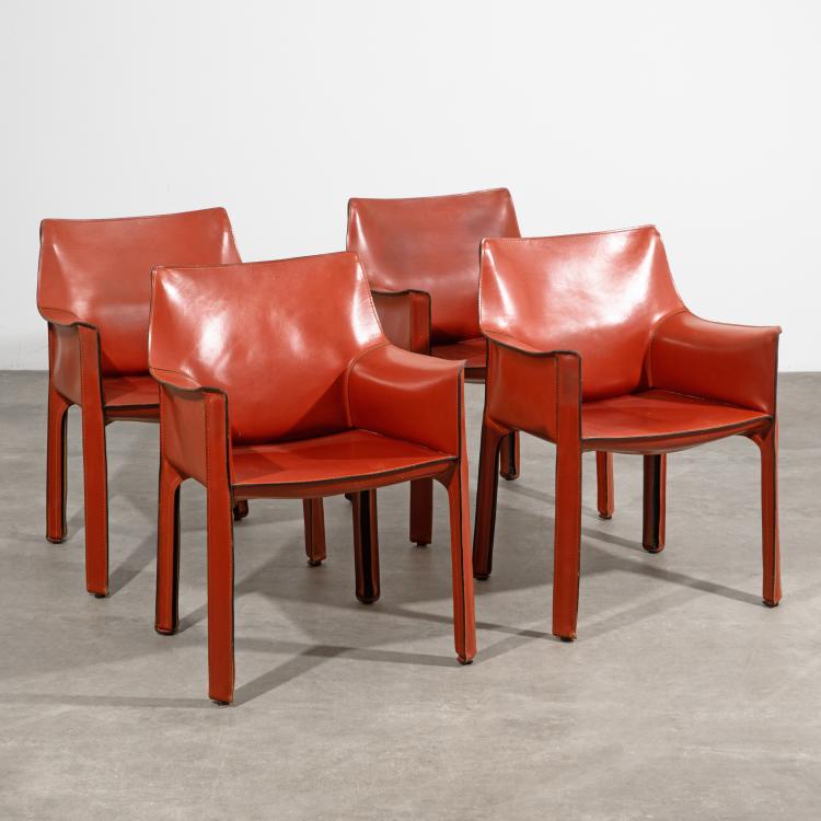 Hauptbild zu Objekt, 4 Armlehnst&uuml;hle Modell CAB, Mario Bellini, Cassina, K-16B 736