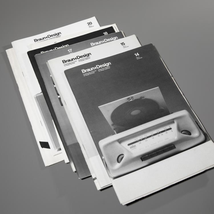 Bild 3 zu Objekt, Collection of magazines Der Braun Sammler, Braun + Design, Design + Design and Braun advertising material, Braun, K-15O 76