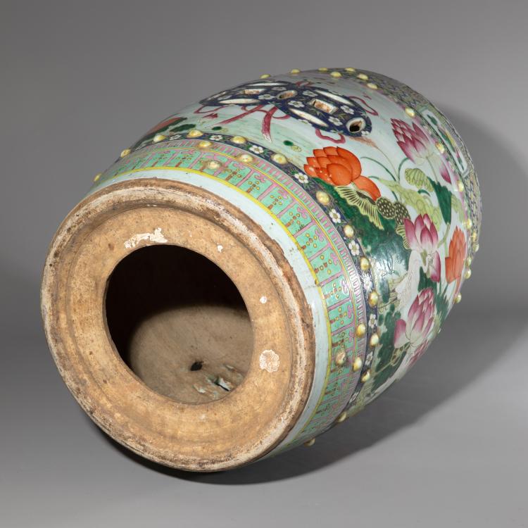 Bild 4 zu Objekt, Famille rose-Gartenhocker, K-16A 12