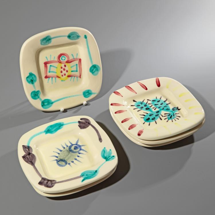Bild 1 zu Objekt, 6 Teller 'Fruits de Provence', Pablo Picasso, Madoura, K-16B 376