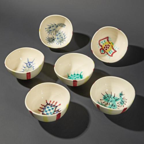 6 Schalen 'Fruits de Provence'