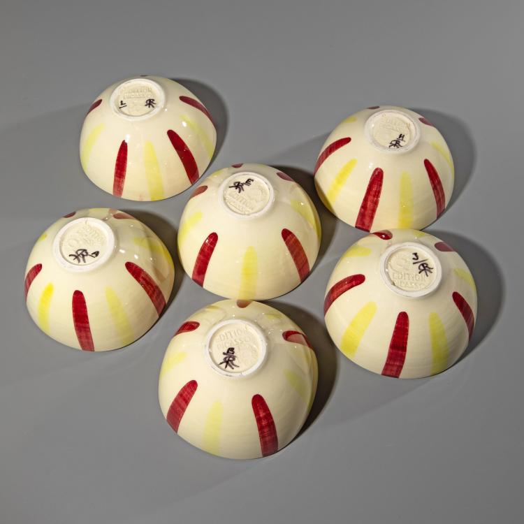 Bild 2 zu Objekt, 6 Schalen 'Fruits de Provence', Pablo Picasso, Madoura, K-16B 375