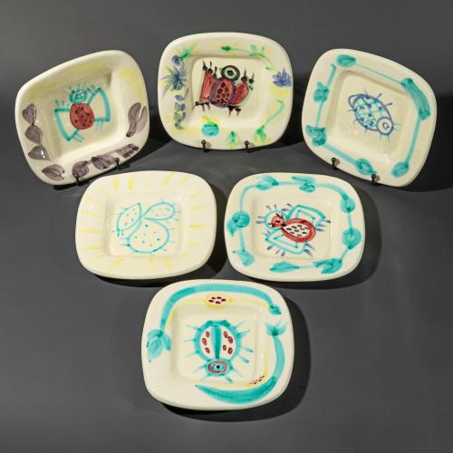 6 Teller 'Fruits de Provence'