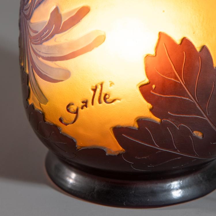 Bild 3 zu Objekt, Veilleuse 'Chrysanth&egrave;mes', 1908-14, Gall&eacute;, Nancy, K-16A 165