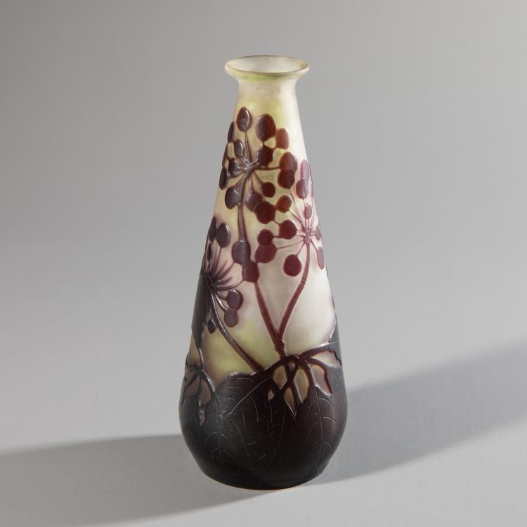 Hauptbild zu Objekt, Vase 'Ombelles', 1920-24, Gall&eacute;, Nancy, K-16A 166