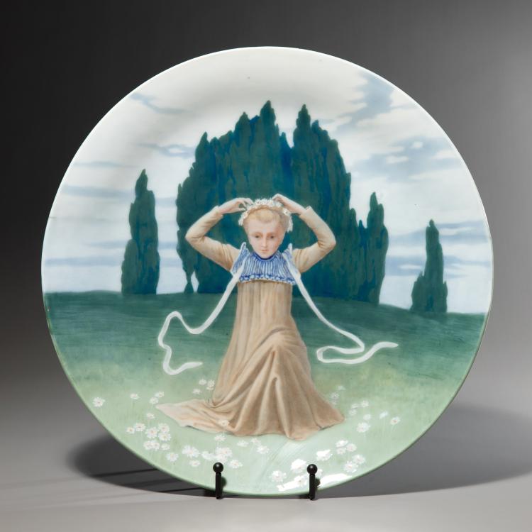 Hauptbild zu Objekt, Wandteller, Mei&szlig;en, KPM, K-16A 193