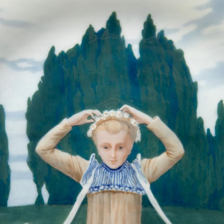 Bild 1 zu Objekt, Wandteller, Mei&szlig;en, KPM, K-16A 193