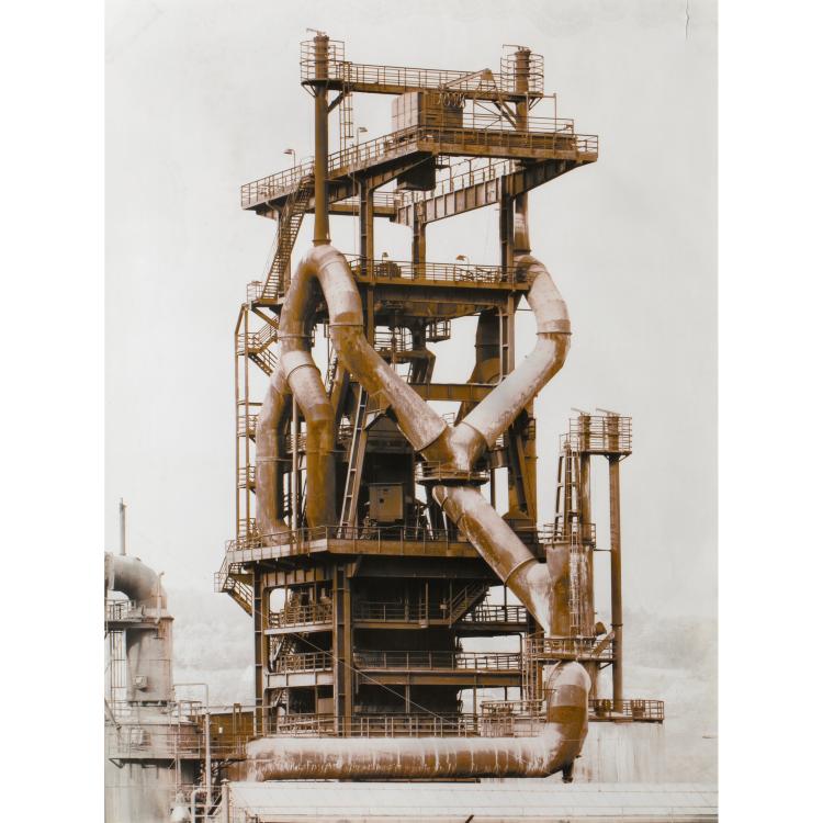 Hauptbild zu Objekt, 'Hochofen, H&uuml;ttenwerk Hagen-Haspe', (1968), Bernd Becher,Hilla Becher, K-16B 357