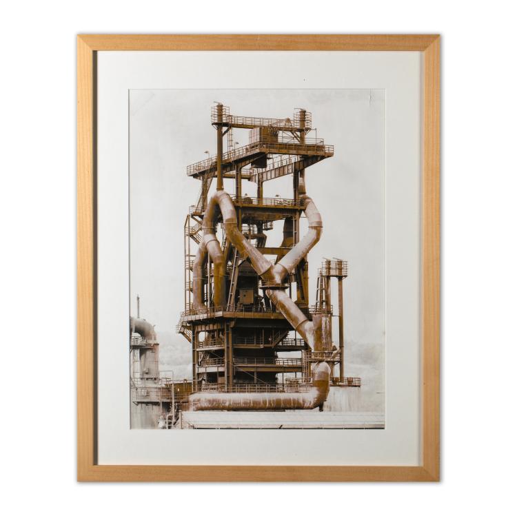 Bild 1 zu Objekt, 'Hochofen, H&uuml;ttenwerk Hagen-Haspe', (1968), Bernd Becher,Hilla Becher, K-16B 357