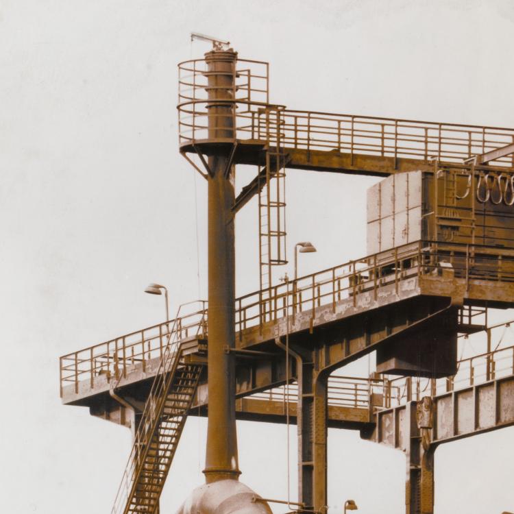 Bild 2 zu Objekt, 'Hochofen, H&uuml;ttenwerk Hagen-Haspe', (1968), Bernd Becher,Hilla Becher, K-16B 357