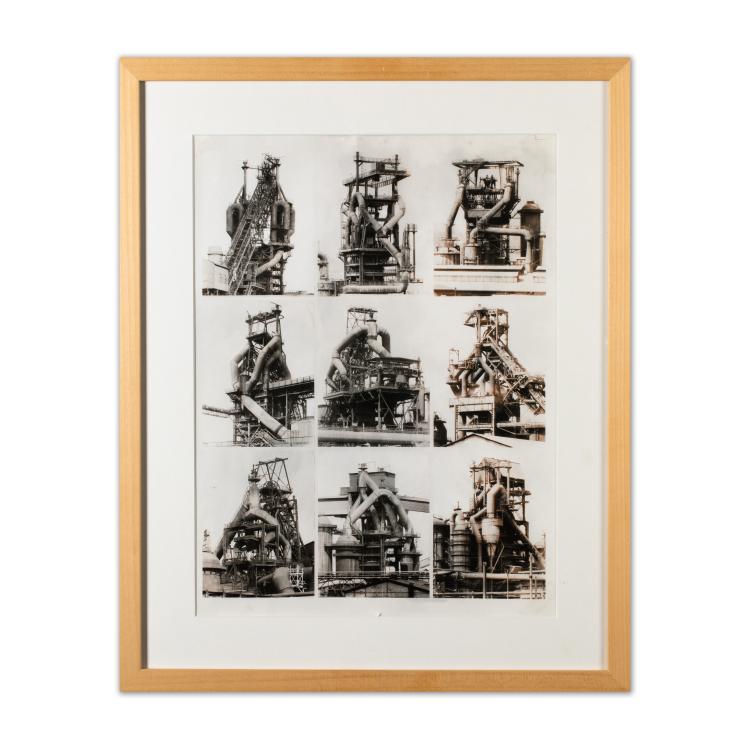 Bild 1 zu Objekt, '9 Abbildungen Hoch&ouml;fen', 1968, Bernd Becher,Hilla Becher, K-16B 358