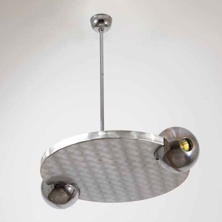 Hauptbild zu Objekt, Pendelleuchte Modell Soucoupe Plafond, Yonel Lebovici, K-16B 639