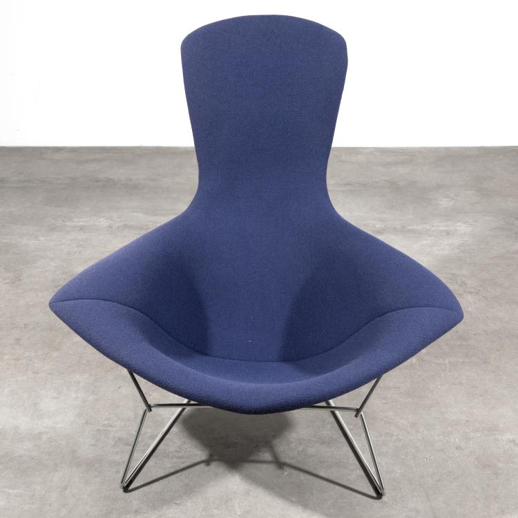 Bild 1 zu Objekt, Lounge Sessel Modell Bird Chair + Ottomane, Harry Bertoia, Knoll International, K-16B 663