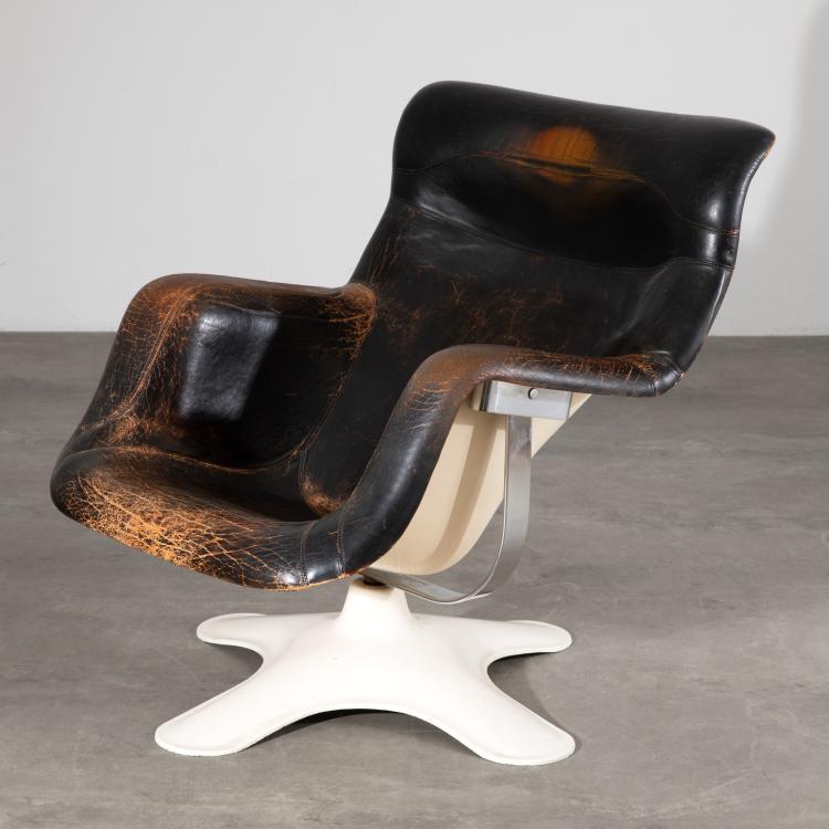 Hauptbild zu Objekt, Lounge Sessel Modell Karuselli, Yrj&ouml; Kukkapuro, Haimi, K-16B 693