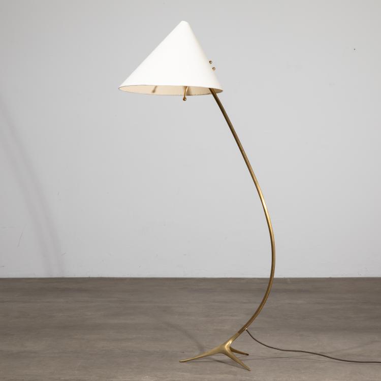 Hauptbild zu Objekt, Stehleuchte Kr&auml;henfu&szlig;, J.T. Kalmar (zugeschrieben), Kalmar, K-16B 622