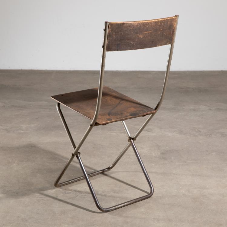Bild 2 zu Objekt, Folding chair for the Volkshaus, Probstzella, Alfred Arndt, Schlosserei Itting, K-16B 547