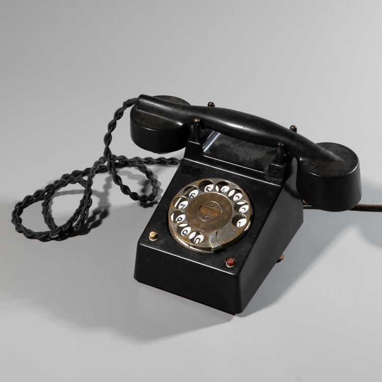 Hauptbild zu Objekt, Bauhaus Telefon Fuld Modell Frankfurt, Marcel Breuer, H. Fuld & Co., K-16B 537