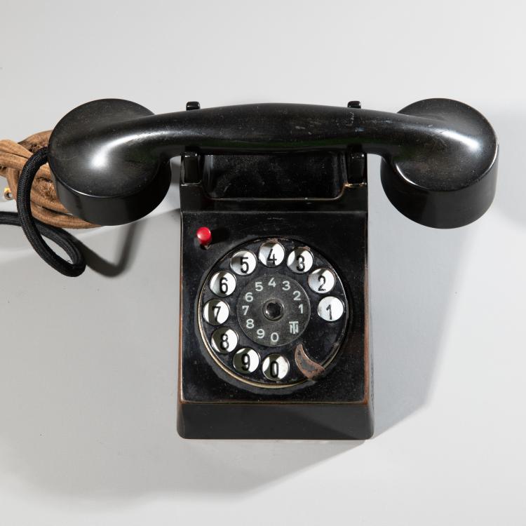 Bild 1 zu Objekt, Bauhaus Telefon Fuld Modell Frankfurt, Marcel Breuer, Ausf&uuml;hrung H. Fuld & Co., K-16B 538