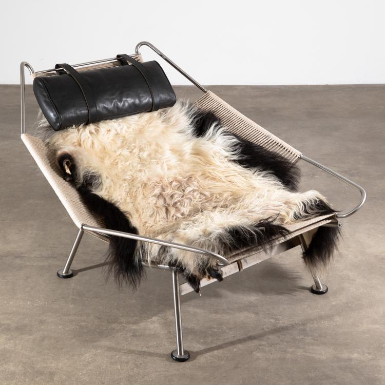 Hauptbild zu Objekt, Lounge Chair Modell Flag Halyard Chair, Hans J. Wegner, PP Mobler, K-16B 681