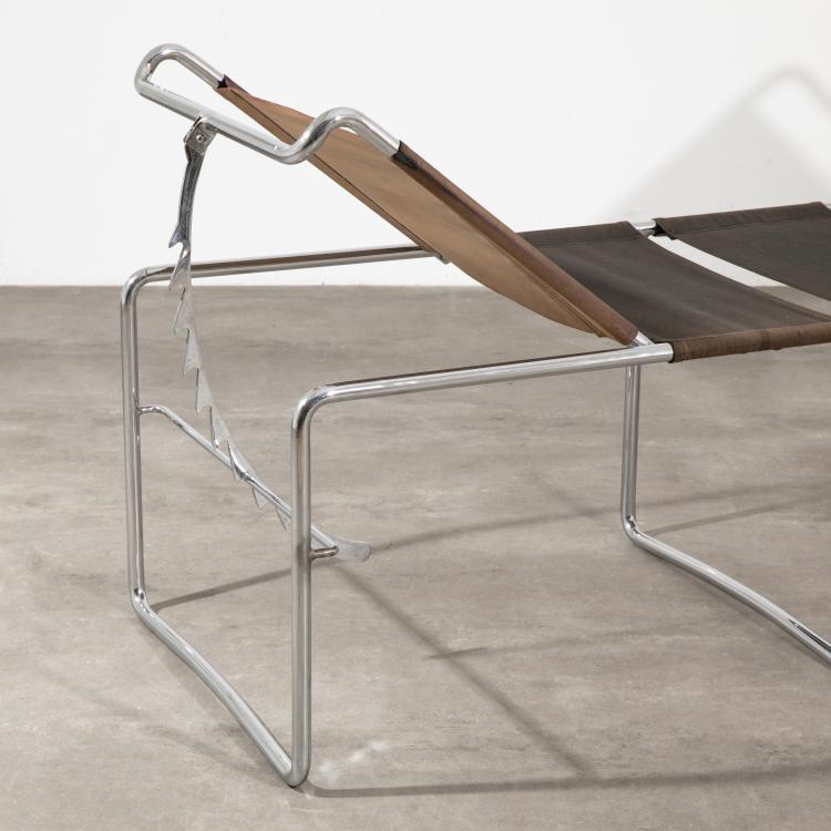 Bild 2 zu Objekt, Verstellbare Liege, Variante des Modells B 15a, Marcel Breuer, Thonet, K-16B 553