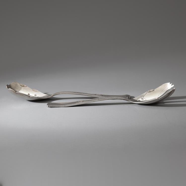 Bild 1 zu Objekt, Salad cutlery, model '2000', Joseph Maria Olbrich, K-16A 97