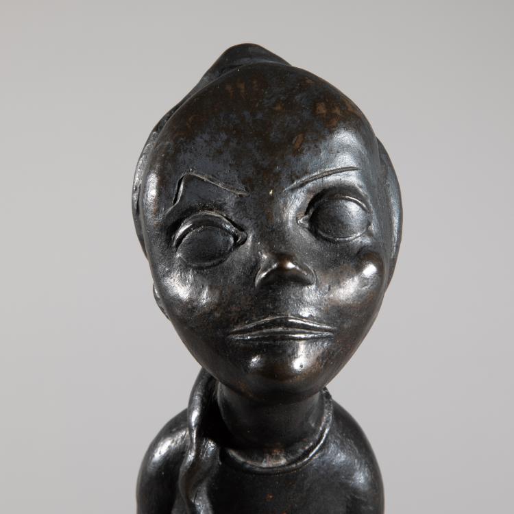 Bild 2 zu Objekt, Ohne Titel (Sitzende Frau mit Buch), Ludwig Gies, K-16B 298