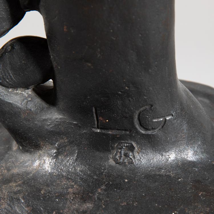 Bild 4 zu Objekt, Ohne Titel (Sitzende Frau mit Buch), Ludwig Gies, K-16B 298