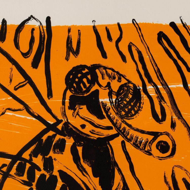 Bild 1 zu Objekt, Portfolio I, 1993., J&ouml;rg Immendorff,A. R. Penck, K-16B 487