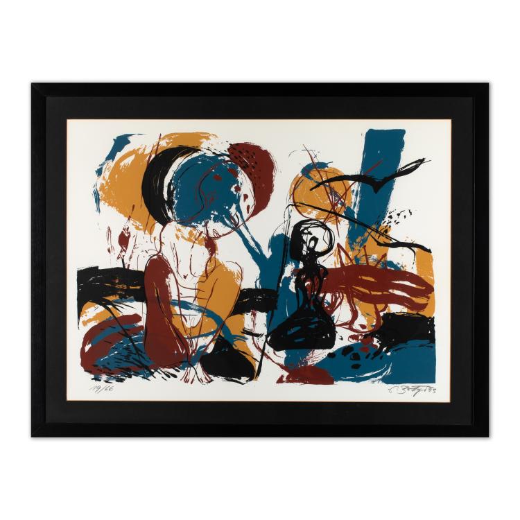 Bild 7 zu Objekt, Portfolio I, 1993., J&ouml;rg Immendorff,A. R. Penck, K-16B 487