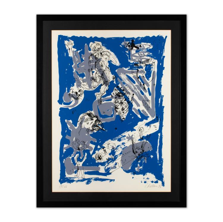 Bild 13 zu Objekt, Portfolio I, 1993., J&ouml;rg Immendorff,A. R. Penck, K-16B 487