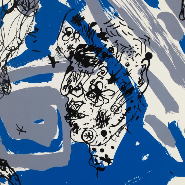 Bild 16 zu Objekt, Portfolio I, 1993., J&ouml;rg Immendorff,A. R. Penck, K-16B 487