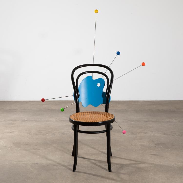 Bild 1 zu Objekt, Stuhl Modell 'Redesigned Thonet no. 14', Alessandro Mendini, Anthologie Quartett, K-16B 786