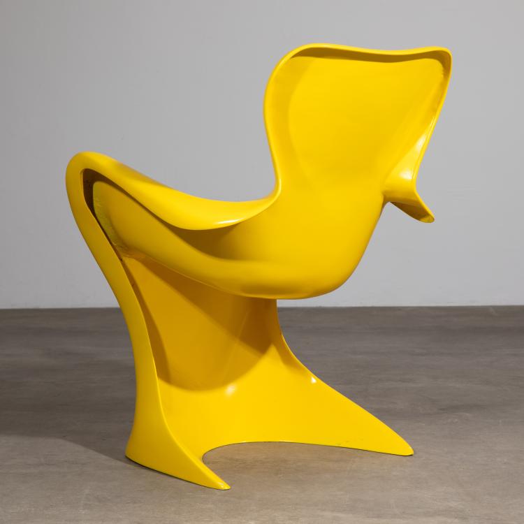 Bild 2 zu Objekt, Sehr seltener Armlehnstuhl aus einer Kleinserie, Luigi Colani, K-16B 590