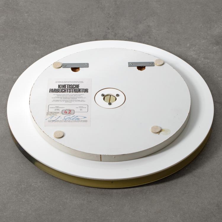 Bild 6 zu Objekt, 'Kinetische Farblichtstruktur',1977, K-16B 447