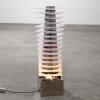 Rare Table lamp model Ziggurat