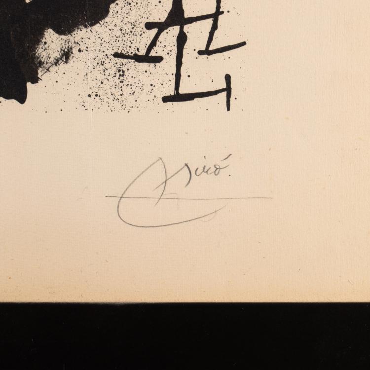 Bild 2 zu Objekt, Ohne Titel (Hommage a Joan Prats), 1971, Joan Mir&oacute;, K-16B 388