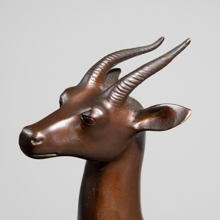 Bild 1 zu Objekt, Gazellen, um 1930, Lucien Alliot, K-16B 295