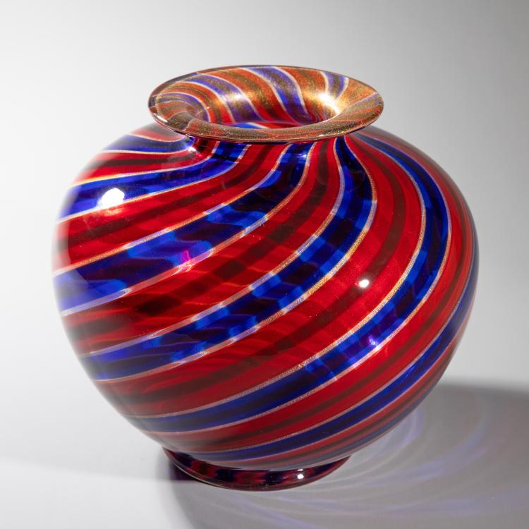 Hauptbild zu Objekt, Vase 'Spira aurata', Ercole Barovier, Barovier & Toso, Murano, K-16A 190