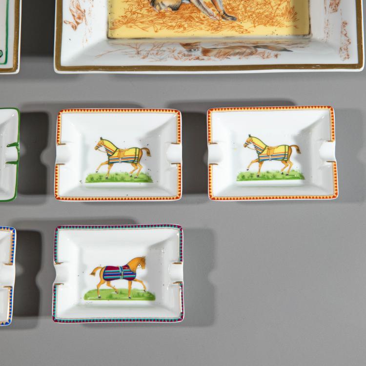 Bild 1 zu Objekt, Konvolut von acht Vintage Porzellan-Aschenbechern, K-16A 201